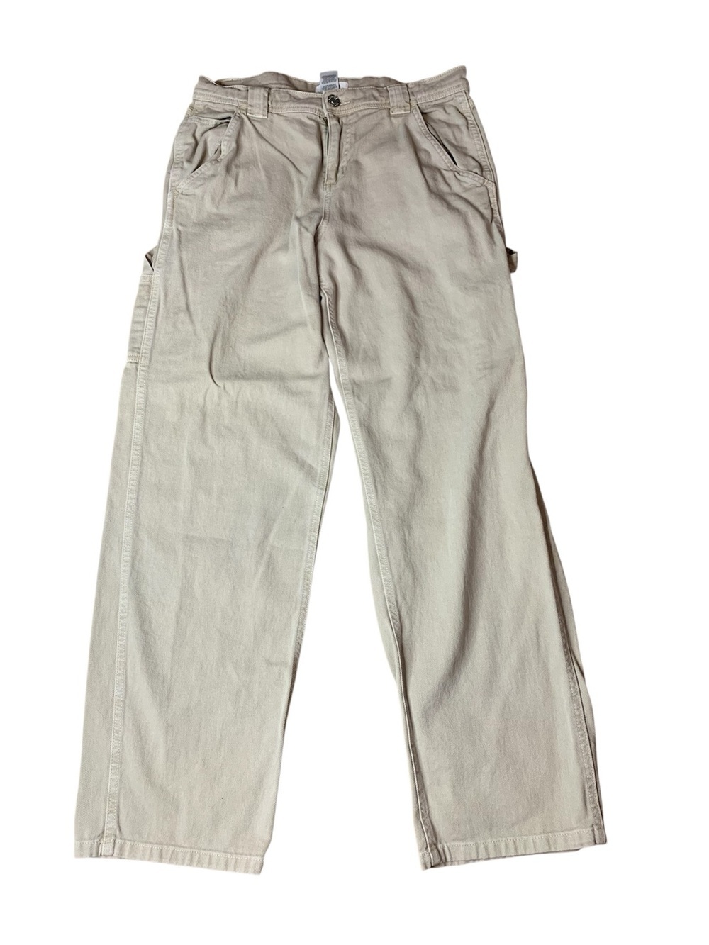 Garage Beige Carpenter Cargo Pants - Size 5